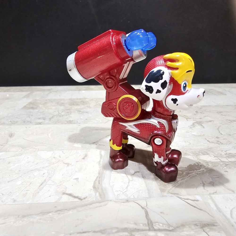 Paw Patrol Mighty Pups Super Paws Marshall Figure